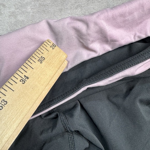 Lululemon Leggings Size 4 21" Inseam Yoga Workout Pink Black ** - Picture 5 of 13